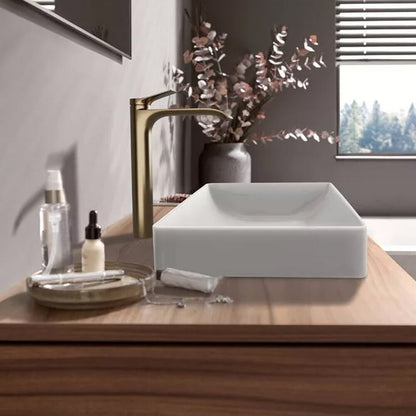 Висока смесителна батерия за мивка Hansgrohe Vivenis 250 CoolStart бронзово покритие