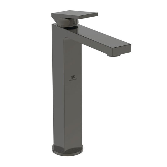 Висока смесителна батерия за умивалник Ideal Standard Atelier Extra Magnetic Grey с Pop-Up вентил