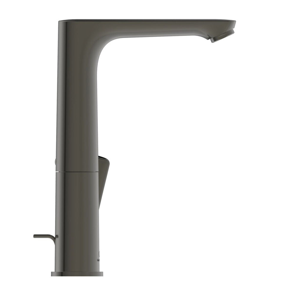 Висока батерия за умивалник Ideal Standard Connect Air Magnetic Grey с вентил и въртяща се тръба