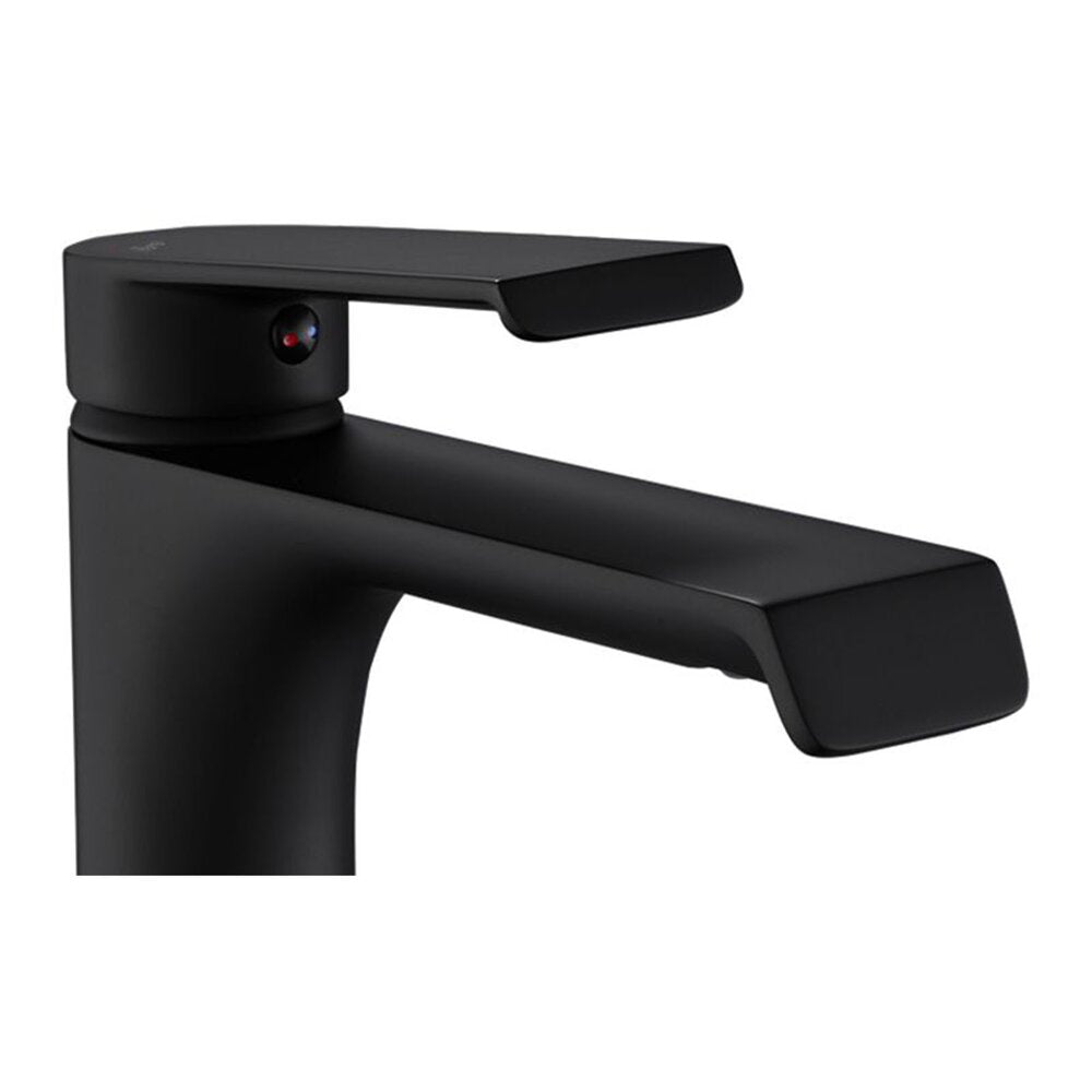 Rea Hass High Basin Mixer Tap Single Lever Matt Black