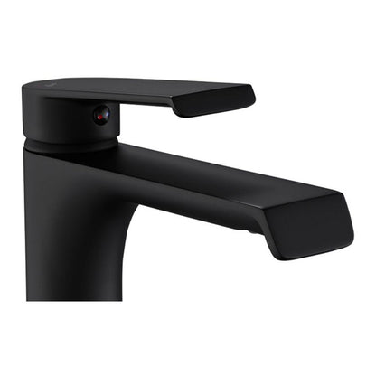 Rea Hass High Basin Mixer Tap Single Lever Matt Black