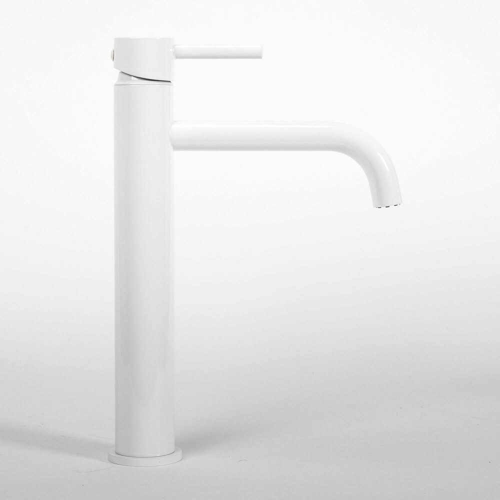 Rea Lungo High Basin Mixer Tap White