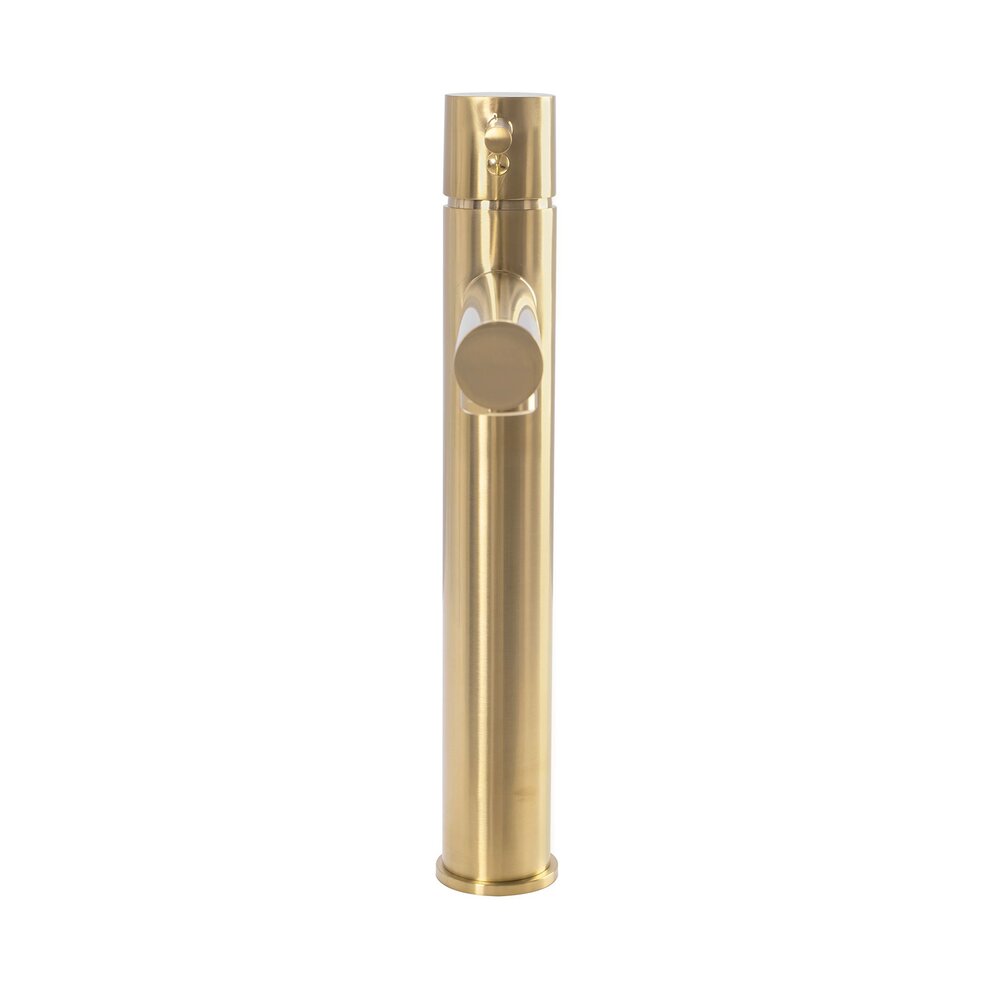 Rea Tess High Basin Mixer in Brushed Gold