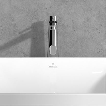 Висока смесител за умивалник Villeroy&Boch Conum с един лост хром гланц с Push-Open вентил