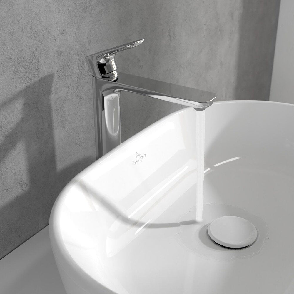 Висока смесител за мивка Villeroy&Boch O.novo с един лост хром