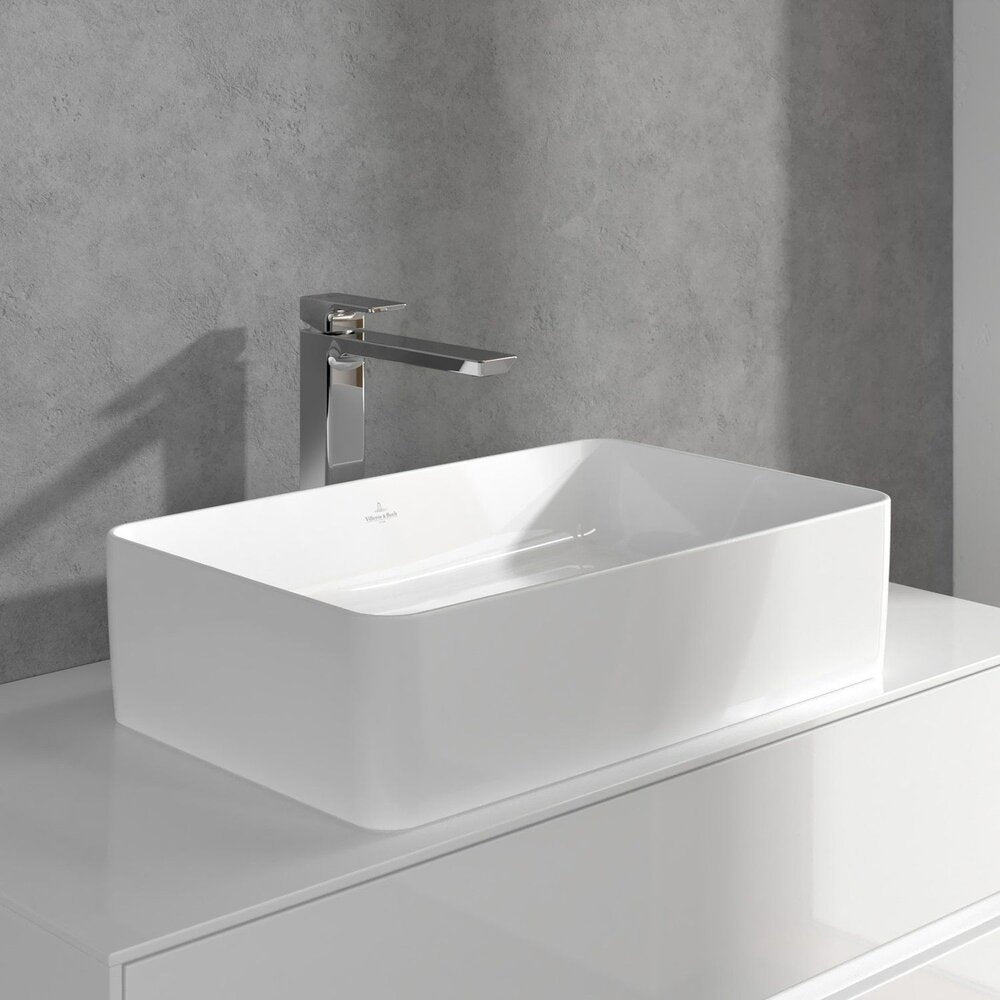 Висок смесител за мивка Villeroy&Boch Subway 3.0 с един лост хром