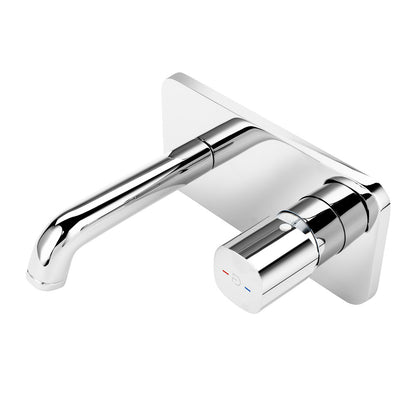 Built-in Washbasin Mixer FDesign Meandro Glossy Chrome with Concealed Body