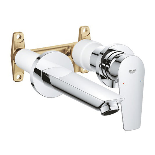 Grohe BauEdge Built-in Basin Mixer Chrome with Built-in Body Included