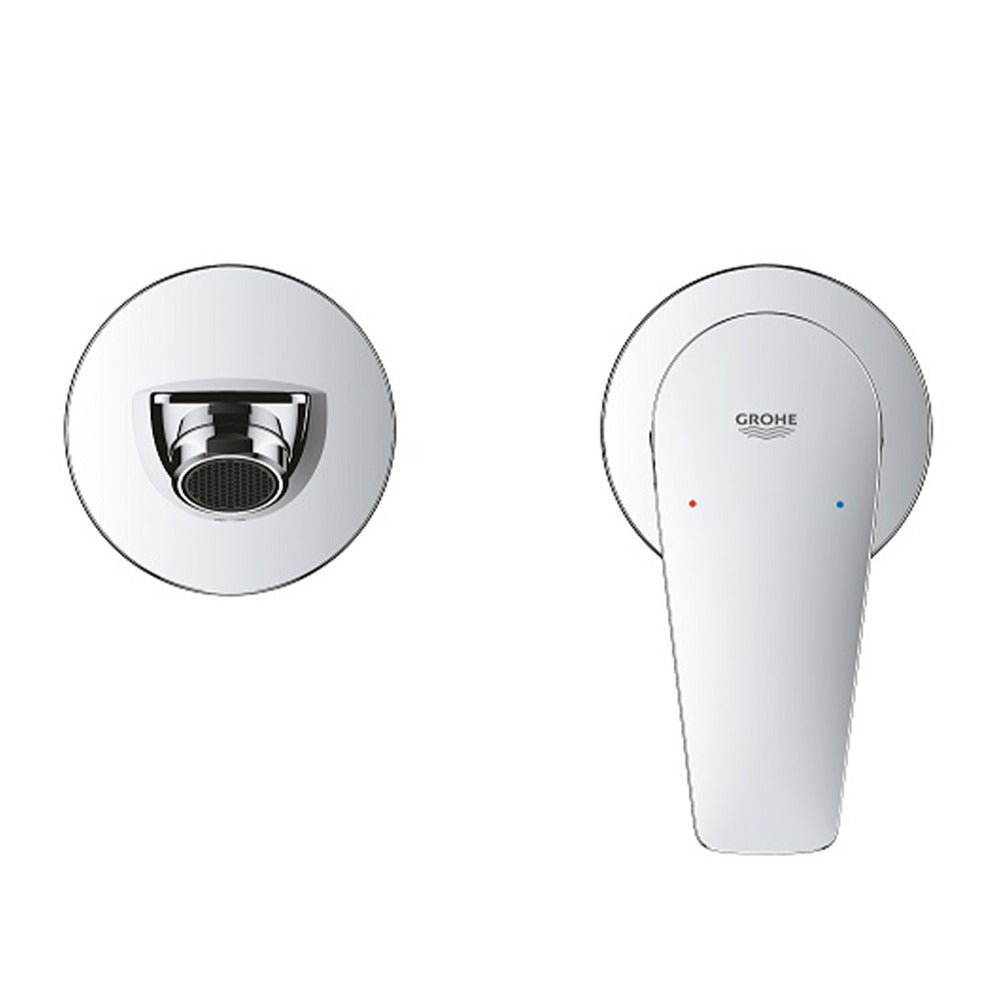 Grohe BauEdge Built-in Basin Mixer Chrome with Built-in Body Included