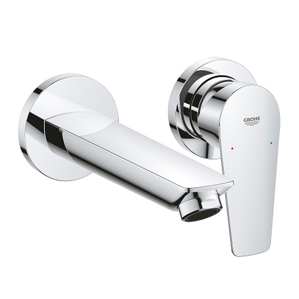 Grohe BauEdge Built-in Basin Mixer Chrome with Built-in Body Included