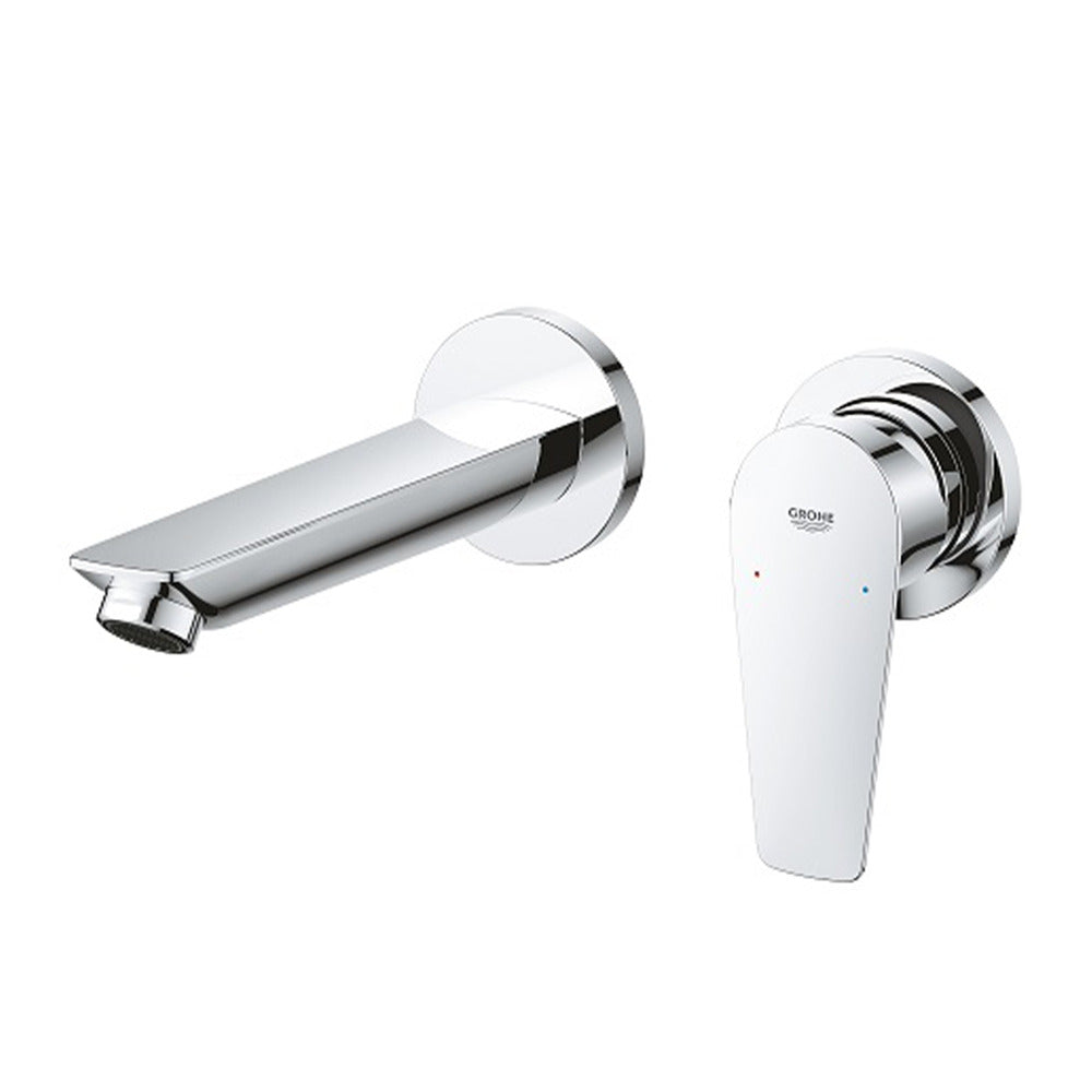 Grohe BauEdge Built-in Basin Mixer Chrome with Built-in Body Included