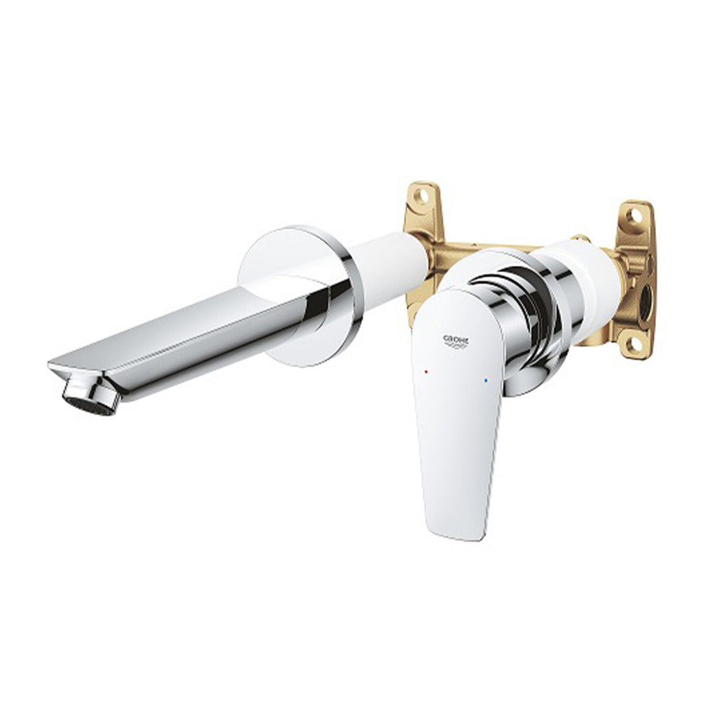 Grohe BauEdge Built-in Basin Mixer Chrome with Built-in Body Included