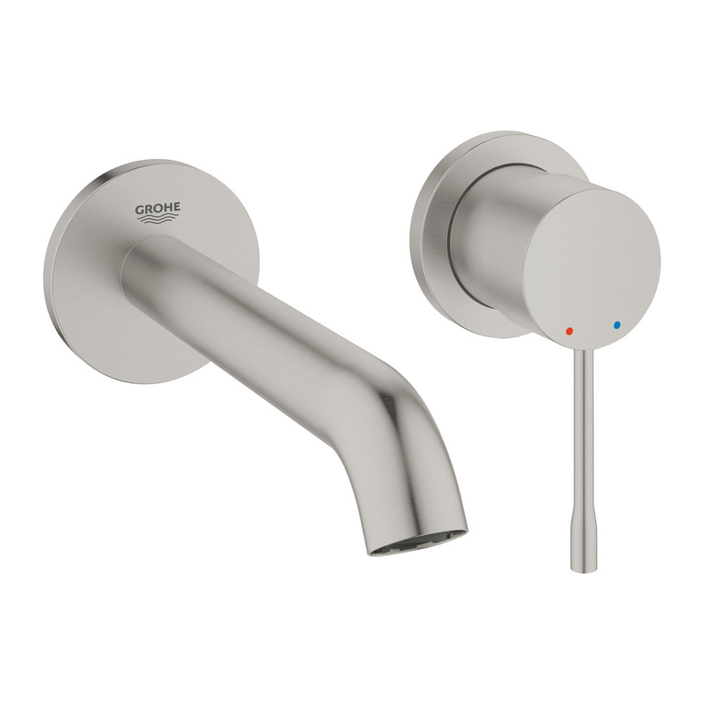 Вградена батерия за умивалник Grohe Essence 18 см хромирана Supersteel без вградена част
