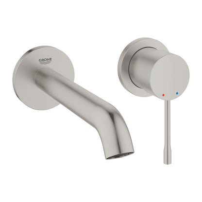 Вградена батерия за умивалник Grohe Essence 18 см хромирана Supersteel без вградена част