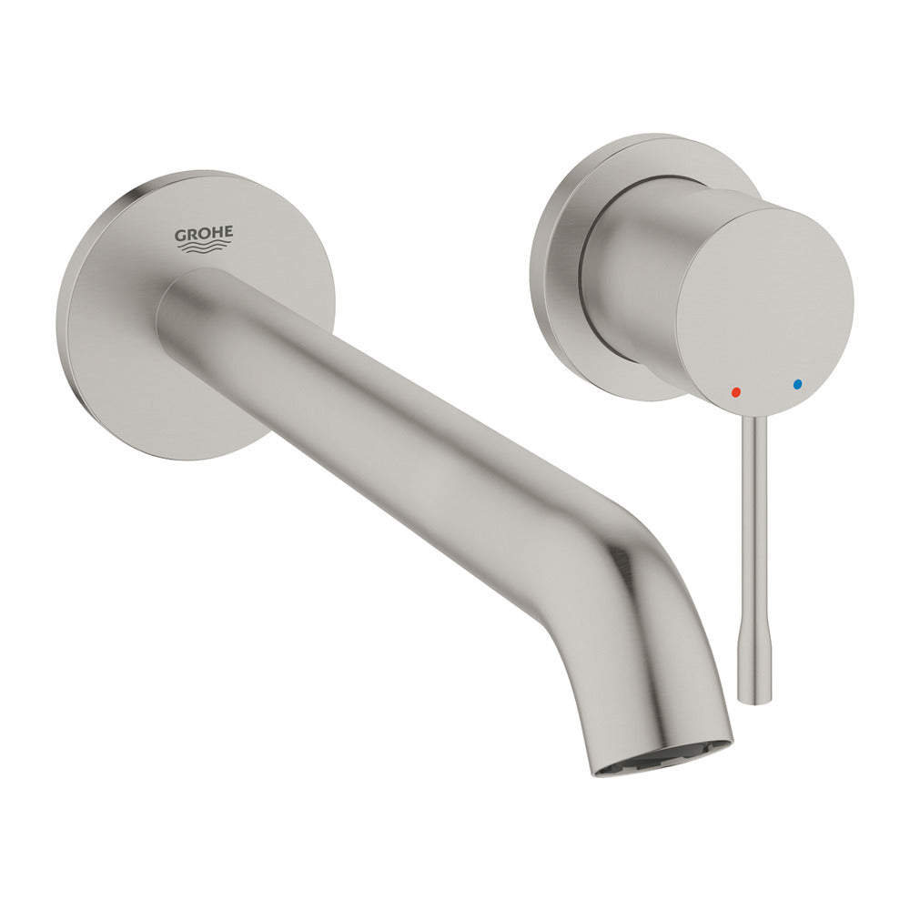 Вградена смесителна батерия за мивка Grohe Essence 23 см хромирана Supersteel без вградена част