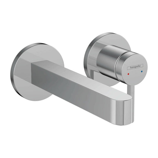 Hansgrohe Finoris Chrome Wall-Mounted Basin Mixer 16.5 cm