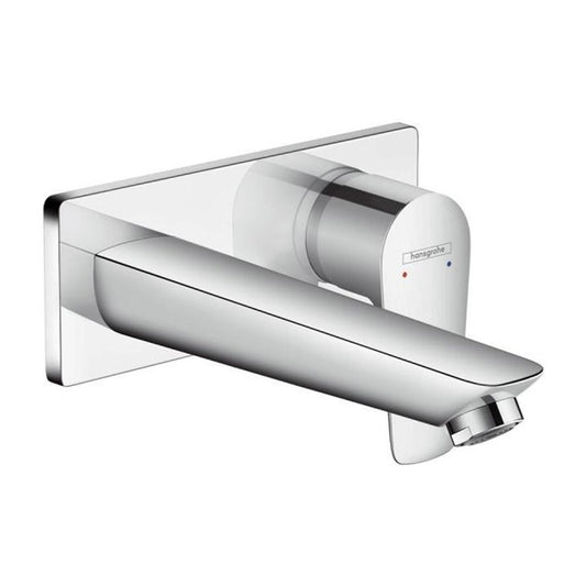 Hansgrohe Talis E Chrome Wall-Mounted Basin Mixer 17 cm Spout