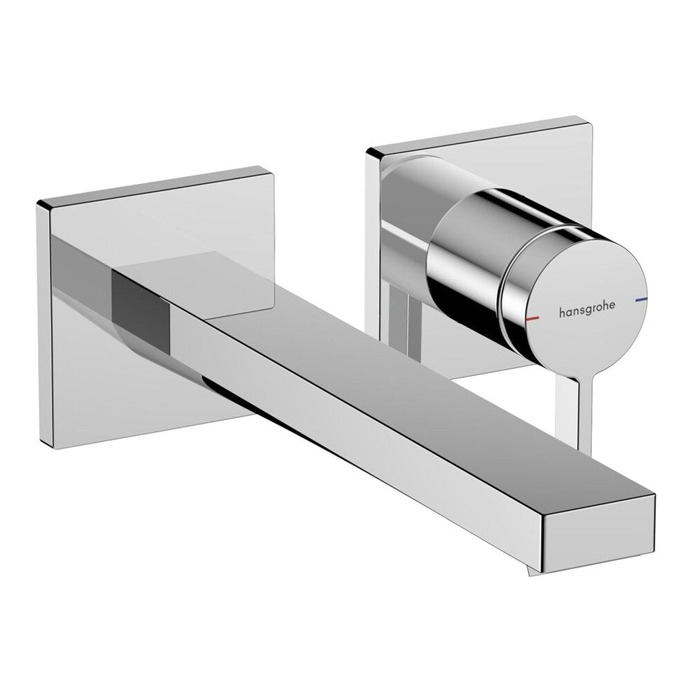 Вградена батерия за мивка Hansgrohe Tecturis E с хромирано покритие без вградена част
