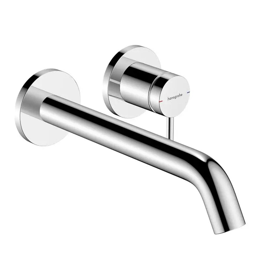 Вградена батерия за мивка Hansgrohe Tecturis S EcoSmart+ хром 22.5 cm без вградена част