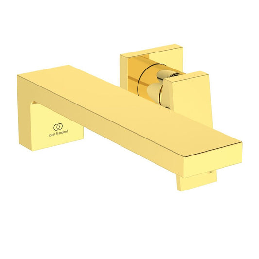 Вградена батерия за умивалник Ideal Standard Atelier Extra 210 перлена златна без вграден корпус