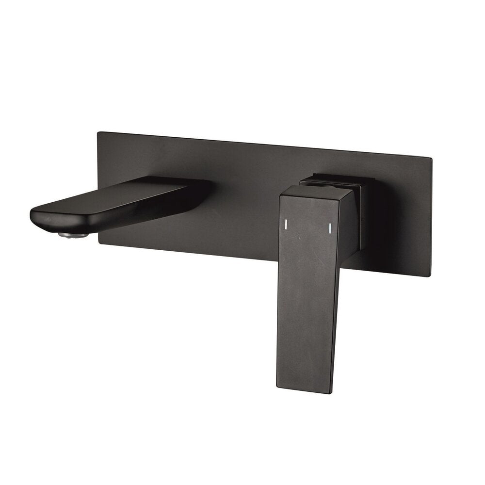 Built-in sink mixer Inter Ceramic Elinor single-lever matte black with concealed body