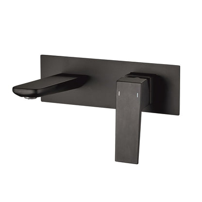 Built-in sink mixer Inter Ceramic Elinor single-lever matte black with concealed body