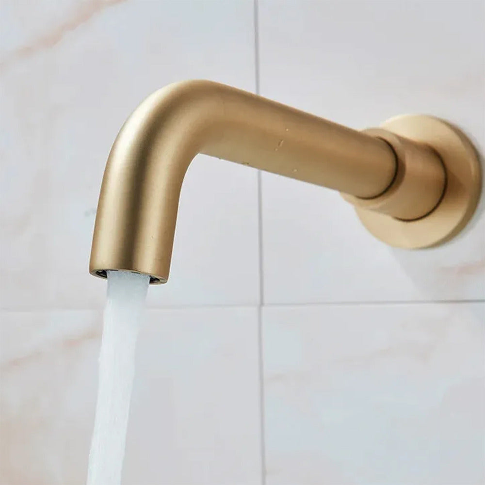 Rea Lungo Built-in Basin Mixer in Brushed Gold
