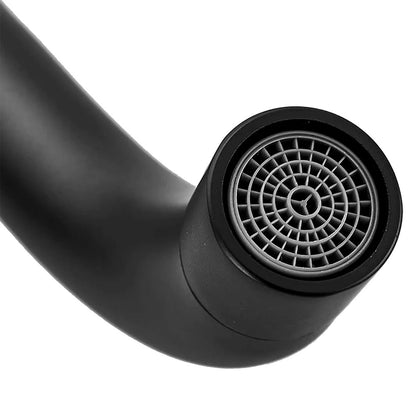 Rea Lungo Built-in Basin Mixer in Matte Black