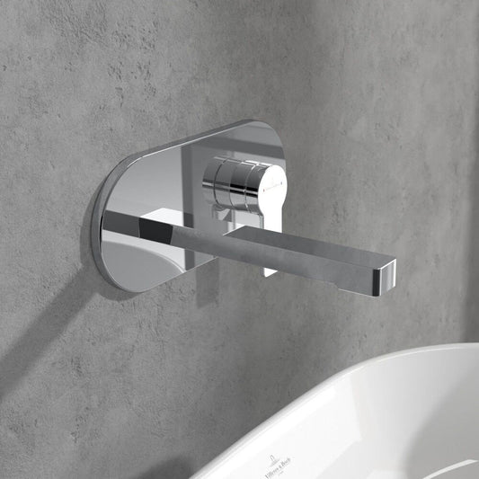 Вградена смесителна батерия за мивка Villeroy&Boch Architectura с един лост, хром