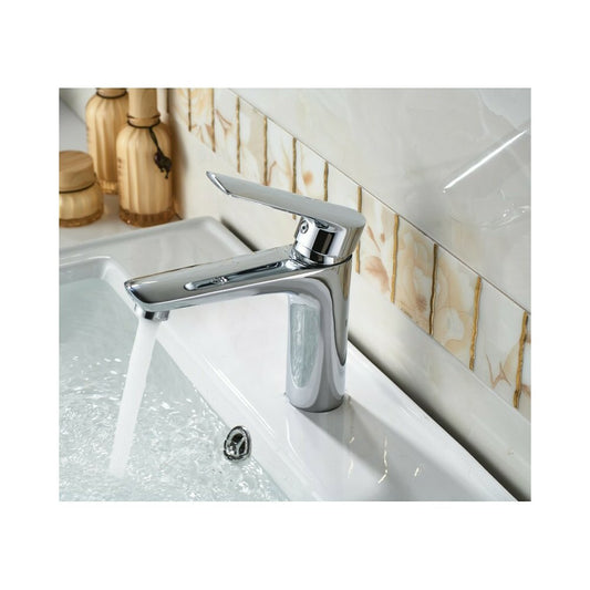Inter Ceramic Adalia Single-Handle Sink Faucet in Polished Chrome