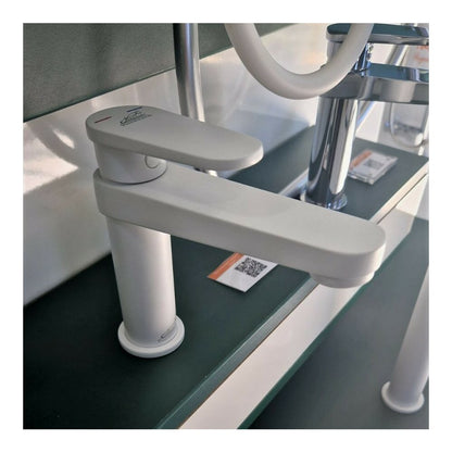 Батерия за мивка Inter Ceramic Bianka монокомандна бяла мат