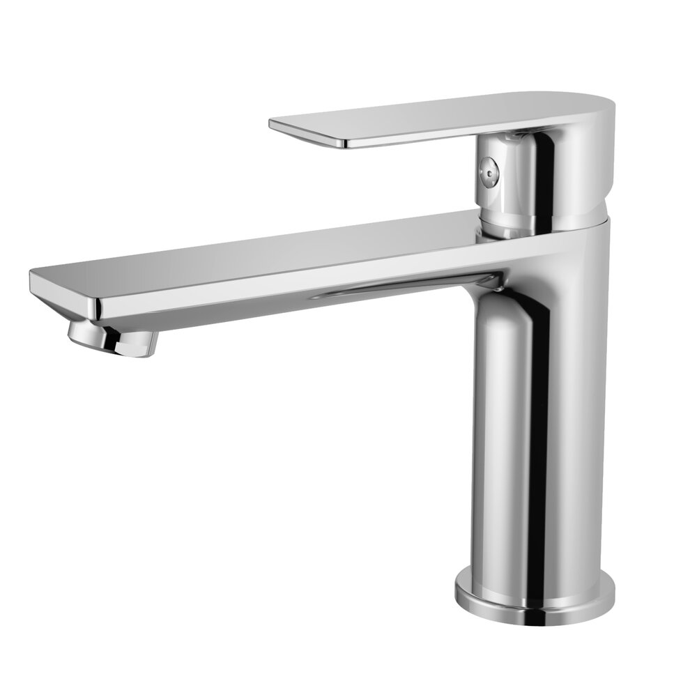 Basin Mixer Inter Ceramic Elmira Single-Handle Glossy Chrome
