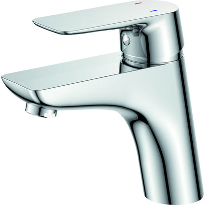 Basin Mixer Inter Ceramic Noemi Single-Handle Glossy Chrome