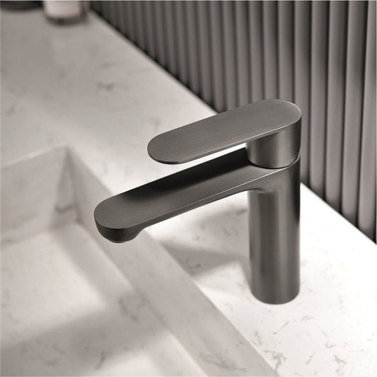 Inter Ceramic Venice Single-Handle Sink Faucet Matte Gray - Gun Gray