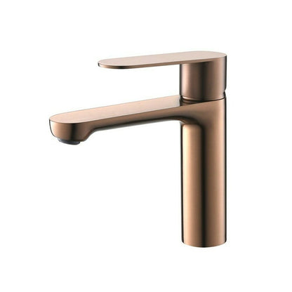 Basin mixer Inter Ceramic Verona single lever brushed rose gold