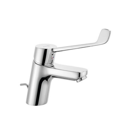Kludi Pure&Easy 70 Basin Mixer with Lever and Metal Pop-Up Waste