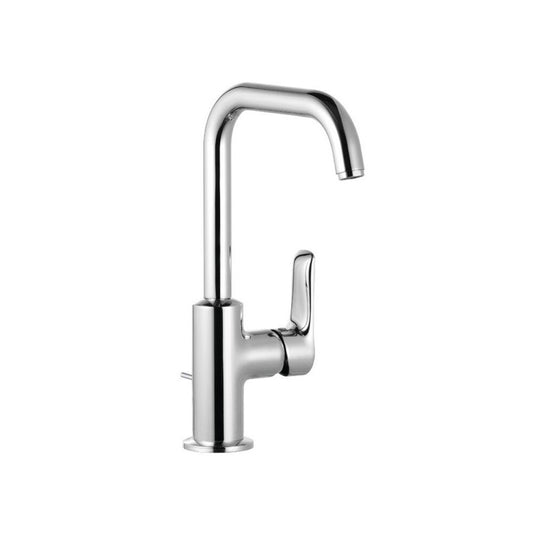 Kludi Pure&Solid Basin Mixer with Side Lever Without Waste
