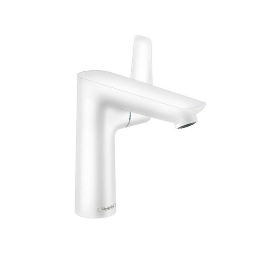 Single-lever sink faucet matte white Hansgrohe Talis E 150