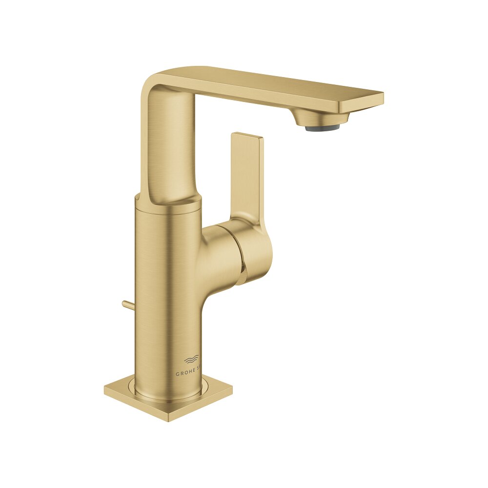 Златна батерия за умивалник с единично управление Grohe Allure