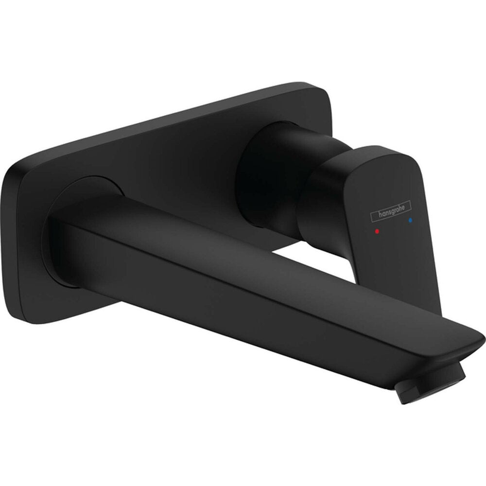 Matte Black Concealed Single-Lever Basin Mixer Hansgrohe Logis
