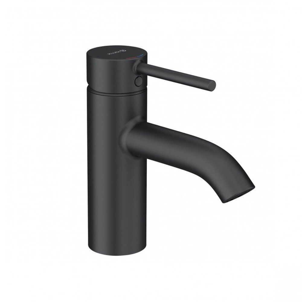 Kludi Bozz 75 Matte Black Single Lever Basin Mixer
