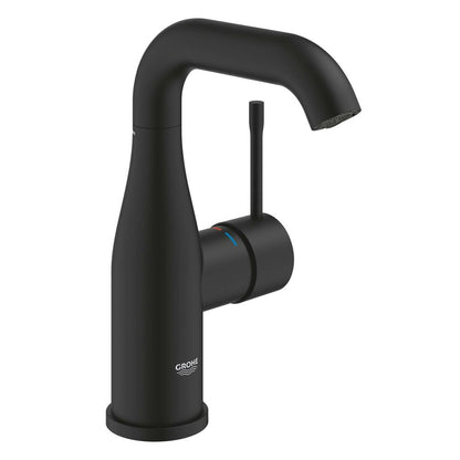 Матирана черна смесителна батерия за умивалник Grohe Essence M без вентил