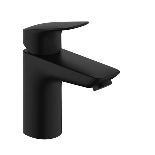 Single-Handle Sink Faucet Matte Black Hansgrohe Logis 100