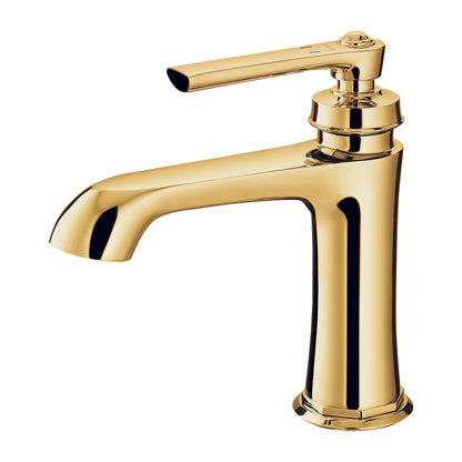 Omnires Armance Sink Faucet in Gold