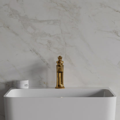 Omnires Armance Sink Faucet in Gold
