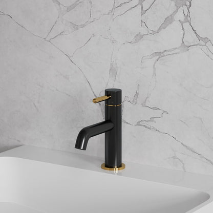 Basin Mixer Omnires Y Black/Gold