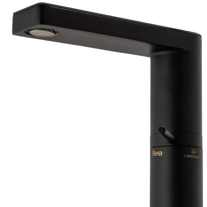 Rea Amar LCD Matte Black Basin Mixer