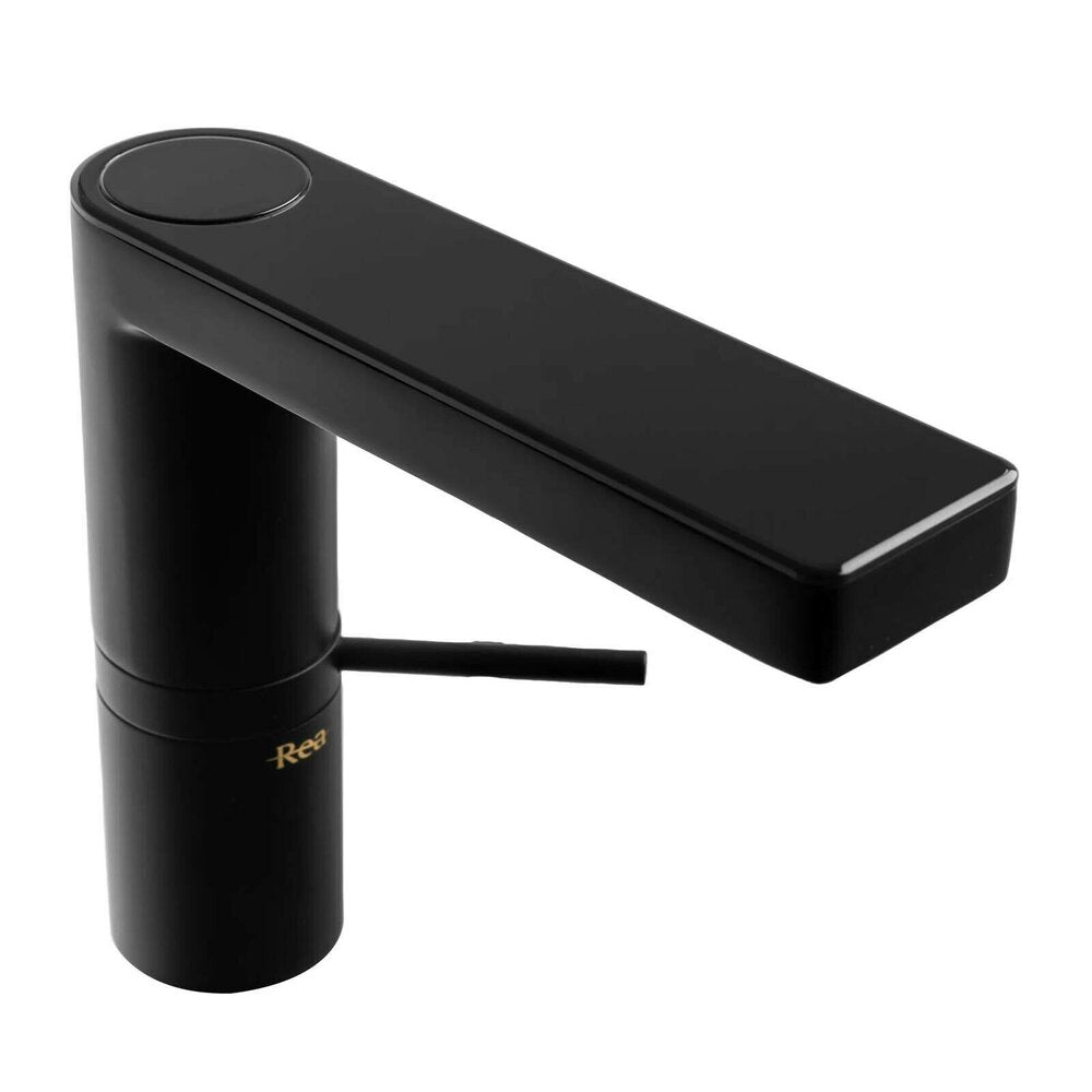 Rea Amar LCD Matte Black Basin Mixer
