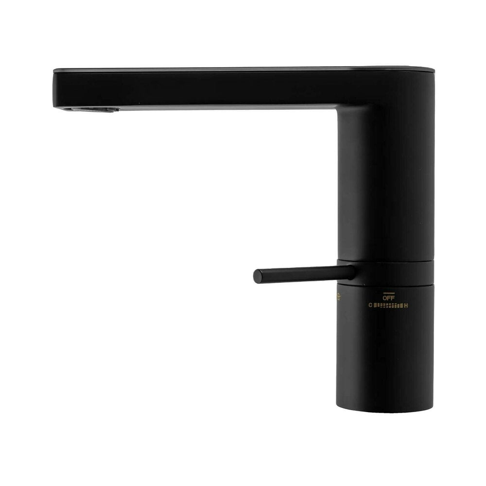 Rea Amar LCD Matte Black Basin Mixer