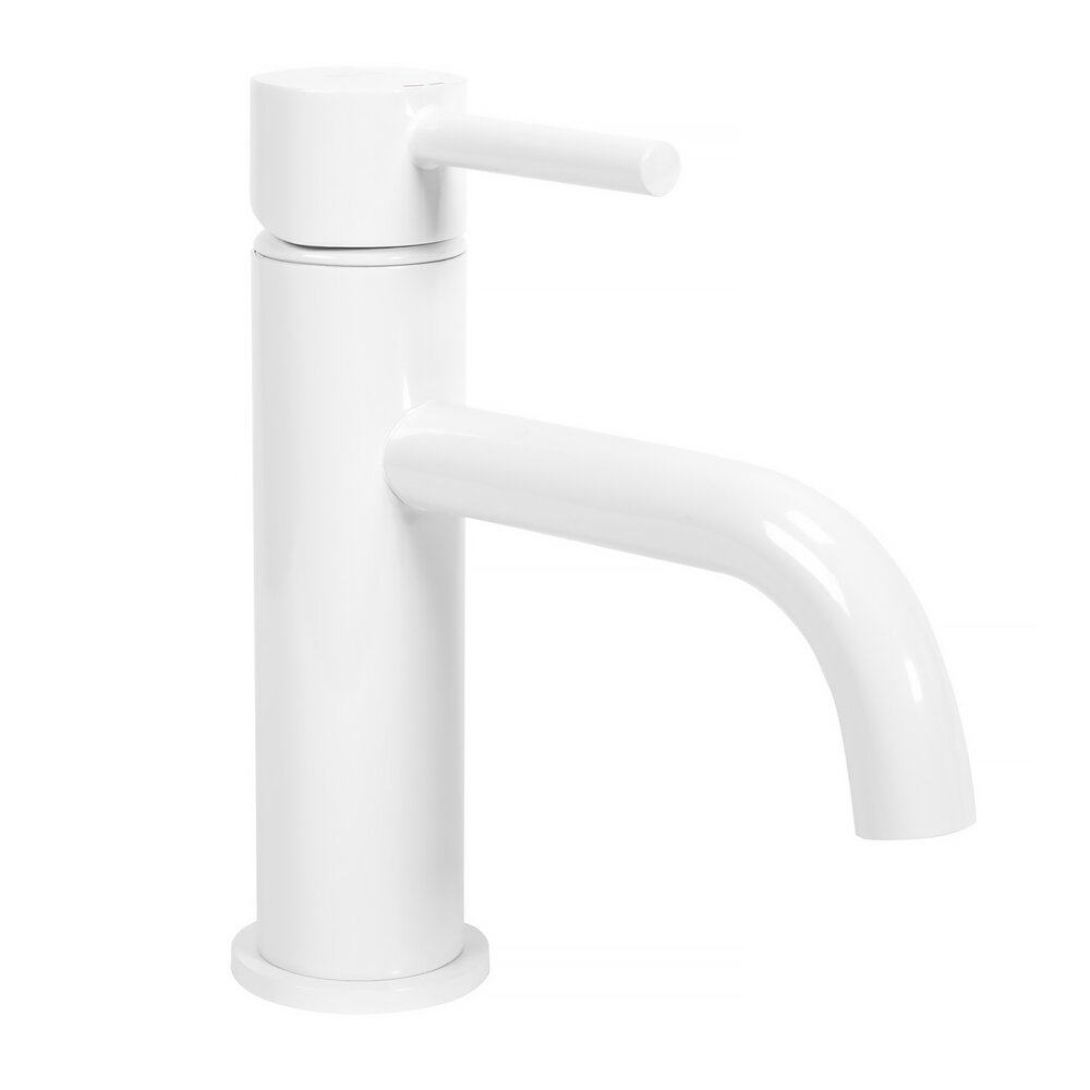 Rea Lungo Single-Handle Sink Faucet White